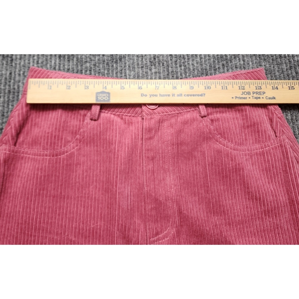 Francesca's Rose Pink Corduroy Mini Skirt A-Line Cotton High Waist S - Picture 5 of 9